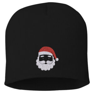 119B Santa Beanie Black