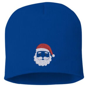 119B Santa Beanie Royal Blue