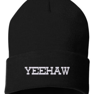 106CB YEEHAW Hat Black