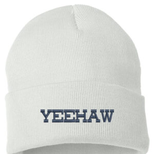 106CB YEEHAW Hat White