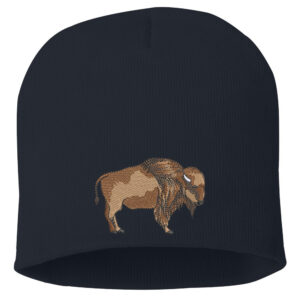 63B Bison Tatanka Buffalo Beanie Navy