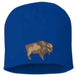 63B Bison Tatanka Buffalo Beanie Royal Blue