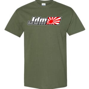 P130T MGR Military Green Front High JDM Japanese Rising Sun Flag