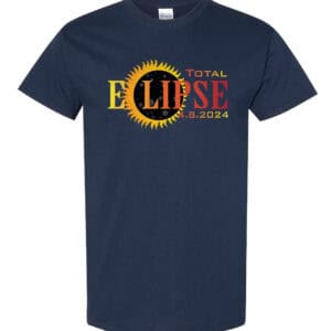 P132T NVY Navy Front High Total Solar Eclipse 2024
