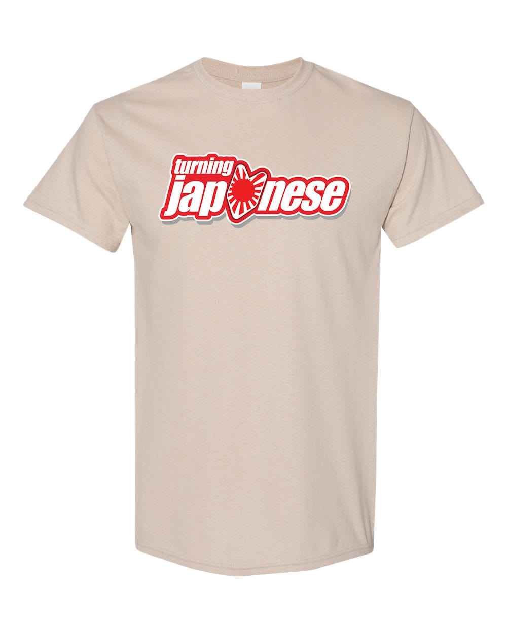 JDM Turning Japanese T-shirt, JDM Culture Tee, Japanese Racing Drifting Community Tshirt 2 P133T SND Sand Front High JDM Turning Japanese