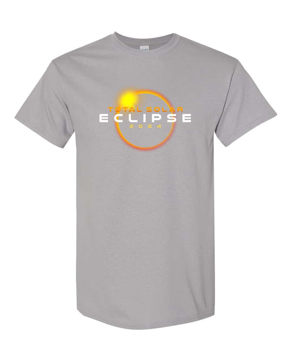 Total Solar Eclipse 2024 T-shirt, Lunar Eclipse Shirt, Nasa Eclipse Tee 4 Image shows a black t-shirt with a graphic print of a total solar eclipse. Text reads "Total Solar Eclipse 2024 T-shirt."