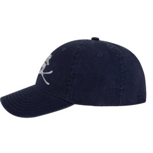 Skier hat – embroidered silhouette baseball cap, 100% cotton, strapback
