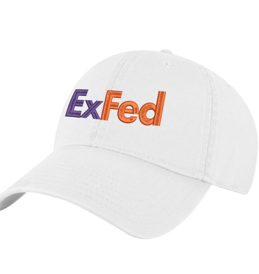 ExFed Baseball Hat - Funny FedEx Parody Cotton Cap for Delivery Drivers