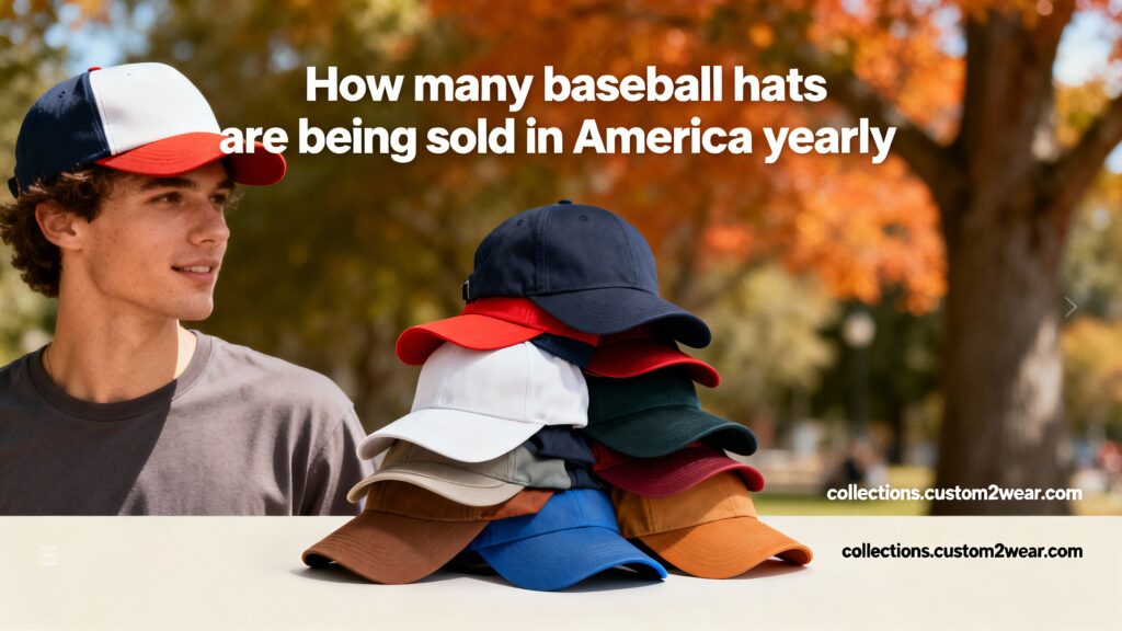 Baseball hat sales growth trends showing market statistics and demographics