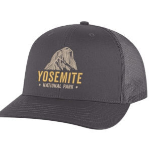 Classic structured Yosemite snapback with embroidered mountain and mesh back