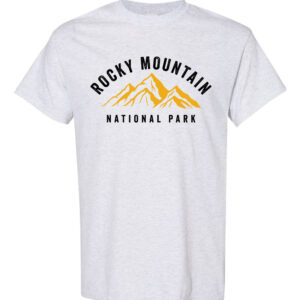 Rocky Mountain National Park t-shirt with mountain graphic print