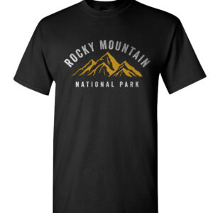 Rocky Mountain National Park t-shirt with mountain graphic print