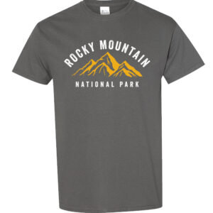 Rocky Mountain National Park t-shirt with mountain graphic print