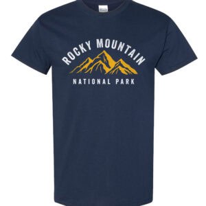 Rocky Mountain National Park t-shirt with mountain graphic print