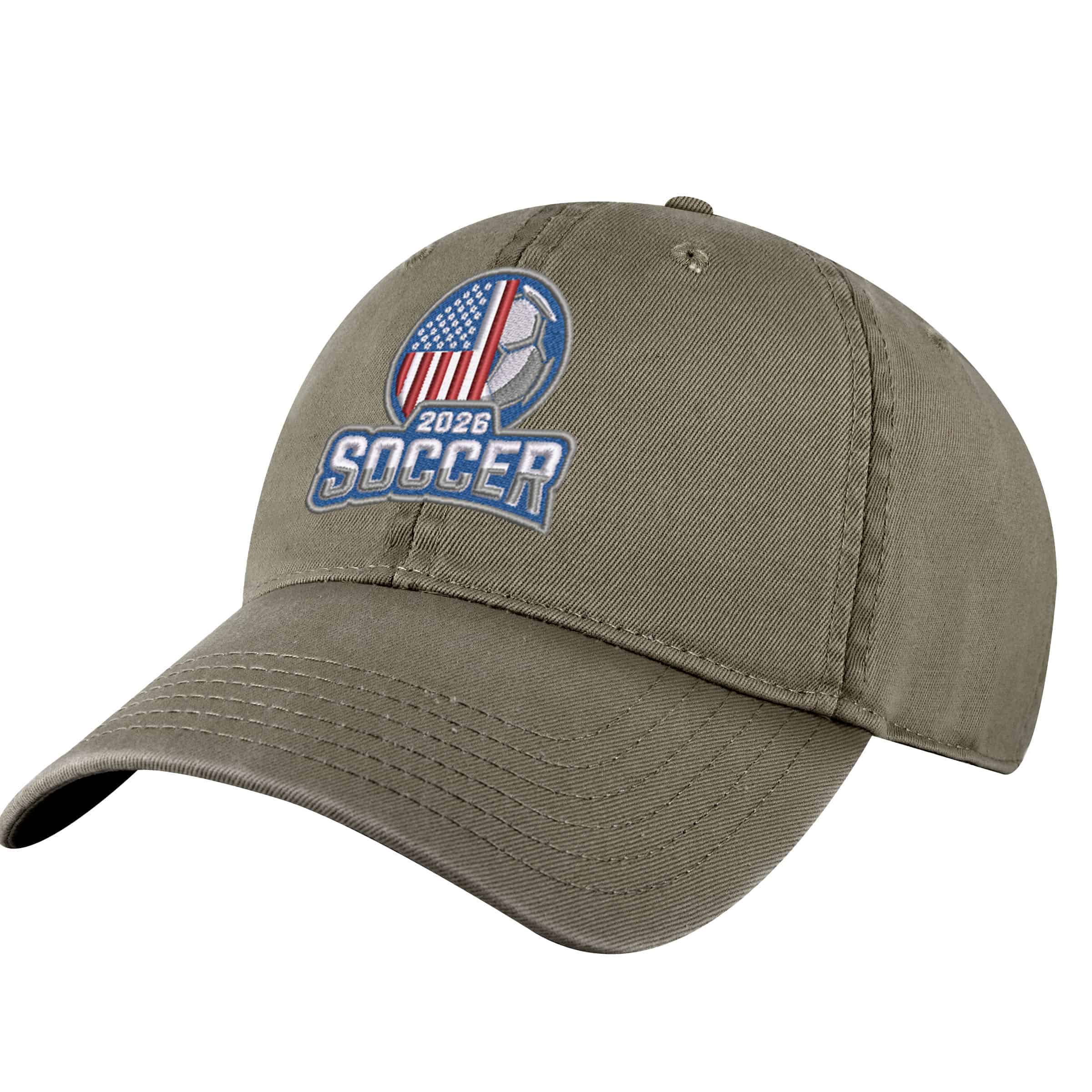 USA Soccer 2026 Hat – Embroidered Soccer Dad Hat for Game Day 1 USA Soccer 2026 hat with embroidered soccer design on black dad hat